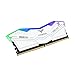 TEAMGROUP T-Force Delta RGB DDR5 Ram 64GB (2x32GB) 6000MHz CL38 Intel XMP 3.0 & AMD Expo Compatible Desktop Memory Module White FF4D564G6000HC38ADC01