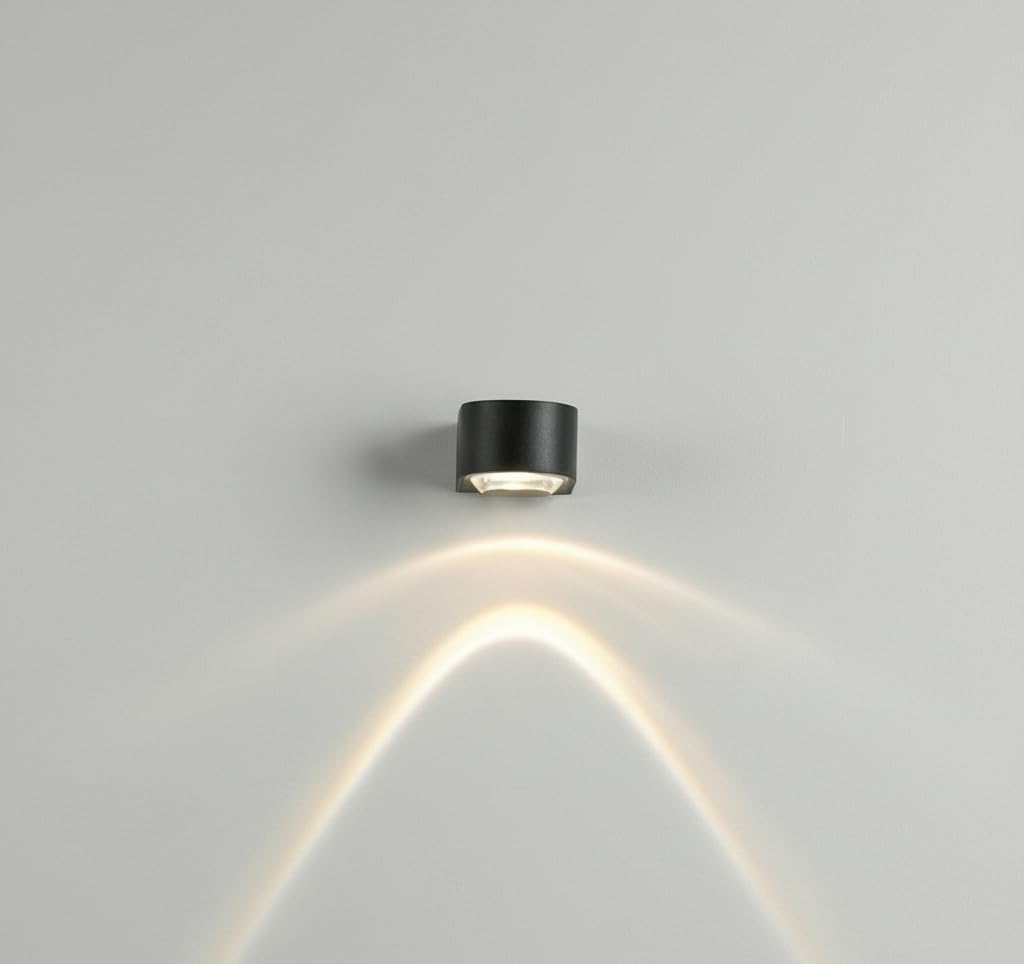1W LED Decorative Wall Light | Modern Upward Beam Wall Lamp with Warm White Light | Mini Architectural Wall Sconce for Bedroom, Living Room, Hallway, Staircase & Home Décor-image-25
