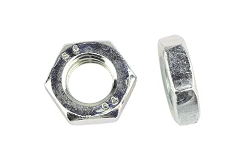 10 Stk Sechskantmuttern flach DIN 439 M16 - Stahl verzinkt
