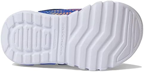 Skechers Boy's Flex-Glow Elite-Vorlo Sneaker, Royal/Orange, 8 Toddler | Image 2