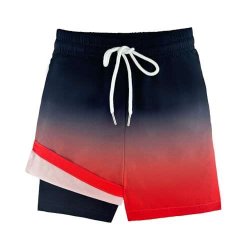 Reviews de Trunks Niño que Puedes Comprar On-line. 47 BROWNKNOT - Traje de baño para niños con forro de compresión para niños, traje de baño de secado rápido, pantalones cortos con bolsillo para niños, 5-16 años, Negro con...