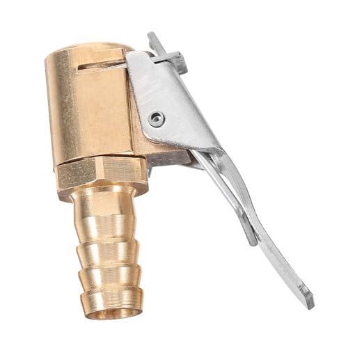 PRETYZOOM Tire Air Chuck with Locking Clip Durable Inflator Chuck for Easy Tire Inflation No Air Leakage Portable Design for Car Maintenance
