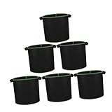 OFFSCH 6 Piezas Cubo De Plantación Bolsa para Plantar Hortalizas Bolsa De Cultivo De Flores Bolsa De Siembra Bolsa De Vivero De Plantas Portátil Bolsas De Vivero De Flores Tela No Tejida