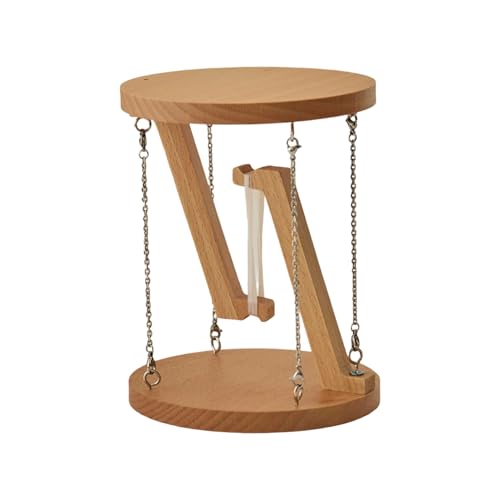 Wissenschaftliche schwimmende Skulptur aus Holz, wissenschaftliche schwimmende Figur, cooles Schreibtischzubehör, für Außentür, Haustür, Ecke, Innenbereich, Party, Büro, Zimmer