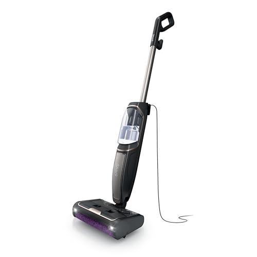 Shark Steam Pickup 3-in-1 Steam Mop Picks Up Debris, Deep Scrubs, & Steam Sanitizes - All At Once, Lightweight Steam Cleaner for Home with Sealed Hard Floors like Hardwood, Tile & Laminate, SD201C by Shark - Used condition - CA$204.22