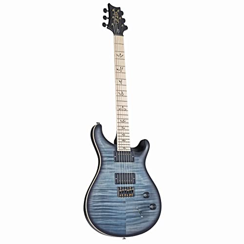 PRS Dustie CE24 Hardtail Faded Blue Burst Limited Edition – Guitare Électrique Personnalisée - Les Beatles, Paul McCartney, John Lennon, RIngo Starr, George Harrison PRS Dustie CE24 Hardtail Faded Blue Burst Limited Edition - Guitare Électrique Personnalisée