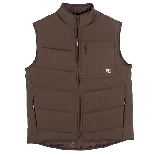 Men's Range Vest, Warmest Wind Resistant, Performance Full- Zip Vest, Insulated with 160 GM Fill, Chest Zipper Pocket