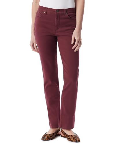 Image of Gloria Vanderbilt Womens Amanda Classic High Rise Tapered Jean Petite