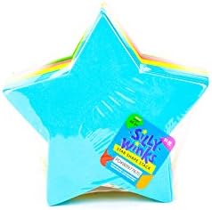Silly Winks, Foam Star Shaped Stack, 6 5/8 inches, Assorted Colors, 40 Count