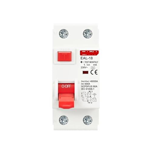 Disjoncteur électromagnétique 30mA Type A pour éviter les courts-circuits