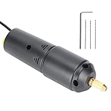 Eminchu Taladro de Mano Eléctrico USB, Herramienta de Artesanía de Joyería de Mano Portátil Ajustable, Herramienta de Grabado de Tallado de Perforación de Agujeros de Aluminio Acrílico de Resina con