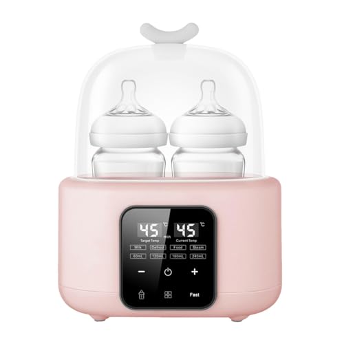 Misaakoeq 赤ちゃん用ミルクウォーマー、ベビーミルクウォーマー | 正確な温度制御を備えた母乳ウォーマー,フードストリーマー、家庭用解凍哺乳瓶ヒータータッチスクリーン