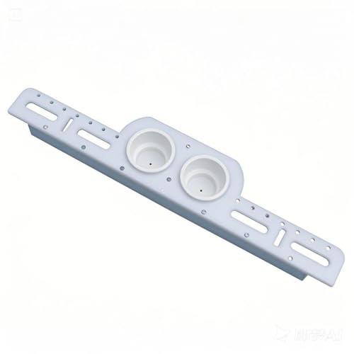 Tebaisea Marine Double Drink Cup Holder, Fishing Tool Holder, Plastic Holder for Knives and Lures