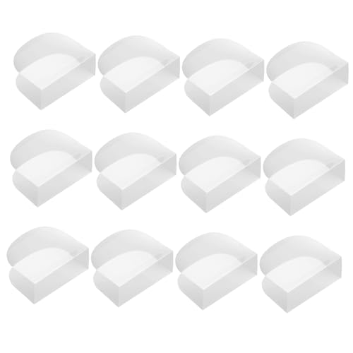 VANZACK 100Pcs Transparent Cake Pads for Mousse and Baking Creative Cake Surround Accessory for Bakery Parties Weddings and Showers Lightweight and Easy to Use