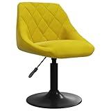 Vopese Barhocker aus senfgelbem Samt Stuhl Model335323