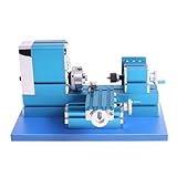 Mini-Metalldrehmaschine, Motorisierte Metallbearbeitung, DIY-CNC-Werkzeug, Holzbearbeitung For Den Bildungsmodellbau, 20000 U/min, 36 W Drehmaschine Klein und tragbar