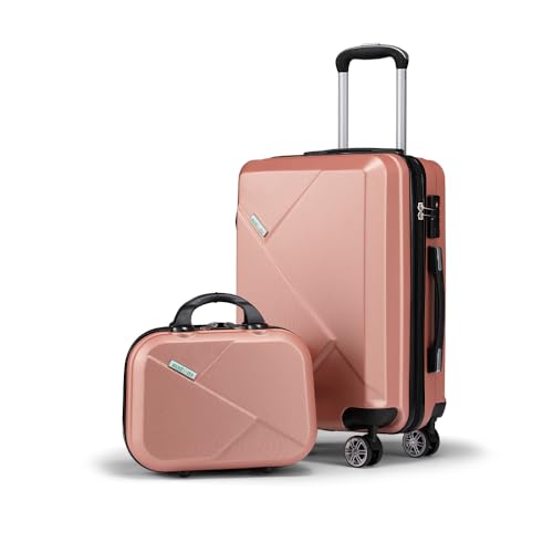 travel pink suitcase