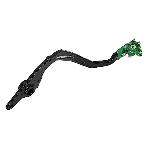 Image of JFG RACING Motorcycle Folding Rear Brake Pedal Foot Lever CNC For KLR 650 KLR650 1987-2018 ADV Green