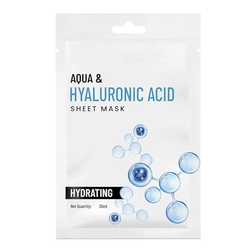 Image of Face Serum Sheet Mask for Intense Hydration | Combo Pack of 5, each 20 ml | For all skin types |