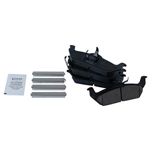 Image of TRQ Rear Brake Pad and Rotor Set Ceramic Rotors Compatible with 2004-2011 Ford F-150