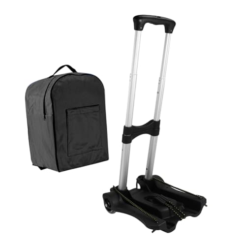 1 Juego Carretilla Carrito Al Aire Libre Carrito De Compras Carro De Equipaje Carro Plegable Carrito De Equipaje De Viaje Coche De Mano Plegable Carro De La Compra Black Páginas GLEAVI