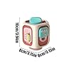 Genérico Cubo De Actividades,Tablero Sensorial Infantil | Cubo Educativo Interactivo para Desarrollo del Aprendizaje Y Motricidad Fina para Niños Y Niñas Bebés En Actividades #4