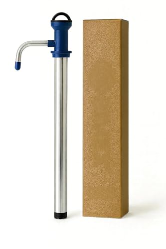 Bimex Stainless Steel Manual Hand Kitchen Oil Pump for 15 kg Oil Tin | Kitchen Cooking Oil Pump (Pack of 1)