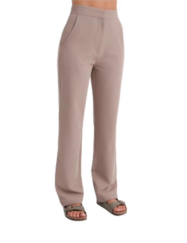 Pantaloni da donna Tiffany medicale - taglio a vita alta - elegante vita alta con chiusura in vita - comodi e alla moda - pantaloni da lavoro medici