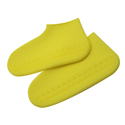 Gogogmee Thickened Rainproof Shoe Covers Silicone Shoes Cover for Rain Hiking Outdoor Activities (Size)