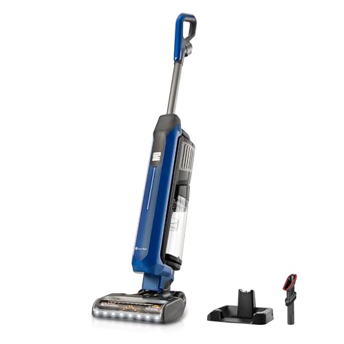 Kenmore CU5001 Litening Cordless Upright Vacuum with Lift-Up & Hair Eliminator Nozzle, Brushless Motor, HEPA Filter & LED Display for Low-Pile Carpets, Rugs, Hard Floors & Pets, Blue by Kenmore - Used condition - US$156.63