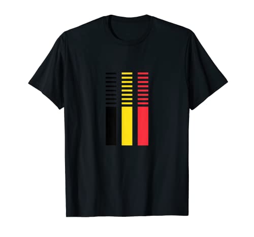 Flag Belgium T-Shirt, Black