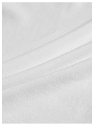 Verdusa Girl's Letter Print Casual T Shirt Short Sleeve Round Neck Tee Tops Blue White 11Y4