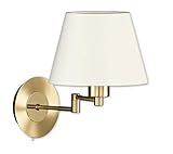 Wohnraum-/Wandleuchten HONSEL 30411 Wandleuchte messing poliert
