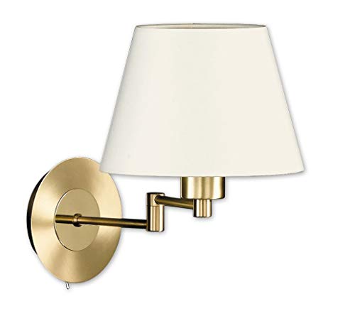 Preisvergleich Produktbild HONSEL 30411 Wandleuchte messing poliert