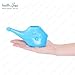 HealthAndYoga™ QwikFlo Light-Weight Neti Pot Sinus Rinse Kit- Compact Neti Pot for Kids and Adults - Travel Friendly Nose Wash Netty Pot - Blue & White (Pack of 2)