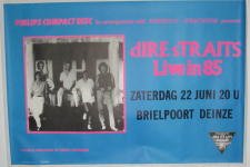 Poster Dire Straits 1985 Affiche Murale Grand Format 61X91Cm Rock