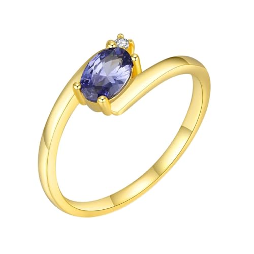 Bague alliance femme en argent 925 et or résistant au ternissement avec zircone