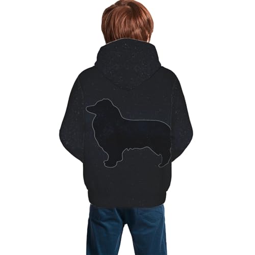 Golden Retrieve Boy, Girls Sports Shirt Youth Pullover Fashion Hooded Sweatshirt2