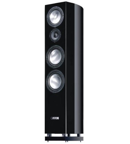 Canton Reference 7.2 Lautsprecher, DC 170 W, Schwarz, verkabelt, 170 W, 22-40000 Hz, 8 Ohm, Schwarz