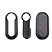Gommino di Ricambio 3 Tasti Compatibile Con Fiat Punto - Stilo - Panda - 500 –500L - Lancia Delta - Cover Plastica Portachiavi Accessori Ricambi Copri Guscio Chiave Telecomando Auto