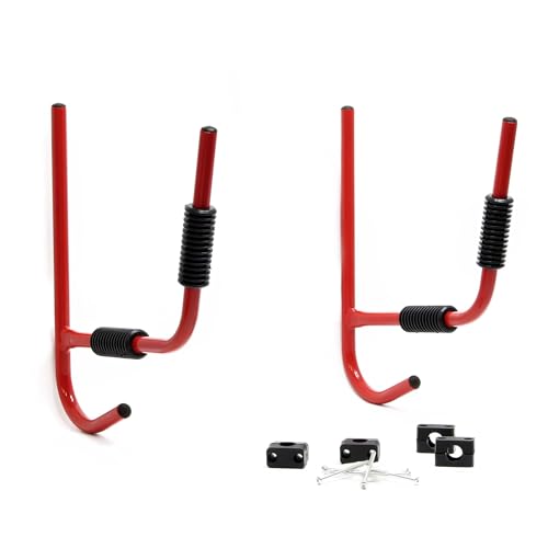 WilTec Soporte Pared Kayak Almacenaje Canoa Piragua Tabla Surf Deportes acuáticos Surf Piragüismo Outdoor