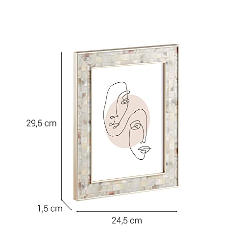 Moas PORTA-RETRATO - 20X25, CINZA