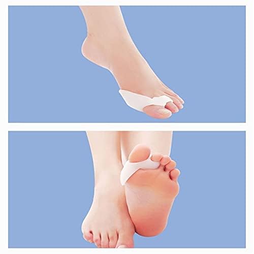 SquarezhenBo 2Pcs White Hallux Valgus Gel Foot Care Tool, Hallux Valgus Corrector, Straighten Fingers, Foot care - Image 4