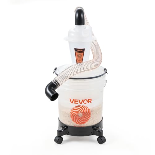 VEVOR Kit séparateur cyclone, seau 5 gallons collecteur poussière