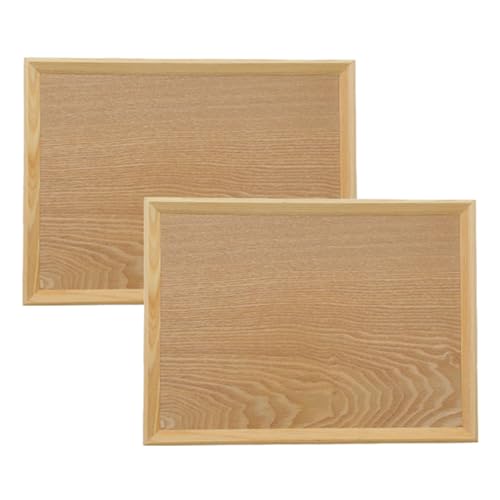 トレー お盆 木製 舟型 超特大 45×33cm 訳あり (白木 2枚)