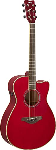 ヤマハ YAMAHA トランスアコースティックギター ルビーレッド FSC-TA RR