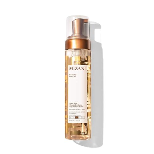 Mizani Foam Wrap Curly Styling Foam - Anti-Frizz Hair Mousse for Smooth & Soft Hold, Hydration & Shine, Defines Natural Curls, For All Curly and Natural Hair