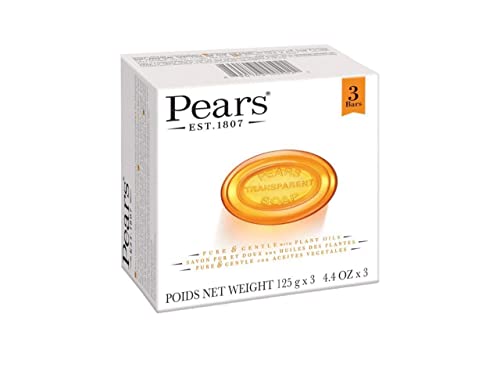 Pears Pure & Gentle Soap With Natural Oils, 3.5 Oz Bars, 3 Ea #TOP1