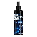 Generico Vernice spray che si al buio - Pennarello riflettente di avvertimento da 120 ml | Rivestimento riflettente per auto, bici, ciclismo, corsa, zaino, casco, passeggino, vestiti in tessuto