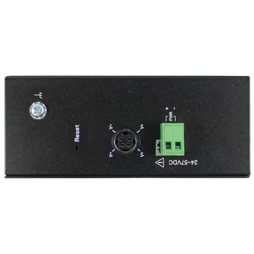 Image of Tripp Lite Industrial 5 Port PoE+ Ethernet Network Switch 10 /100 /1000 Mbps 14 to 140F Temperature Range Unmanaged 30W TAA Compliant DIN Mount (NGI-U05POE4)